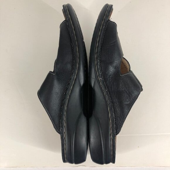 FINN COMFORT Pattaya Black Leather Sandals Sz 42EU / M 9-9.5 / W 11-11.5 - Picture 7 of 13